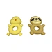 chick sloth shaped natural latex teether